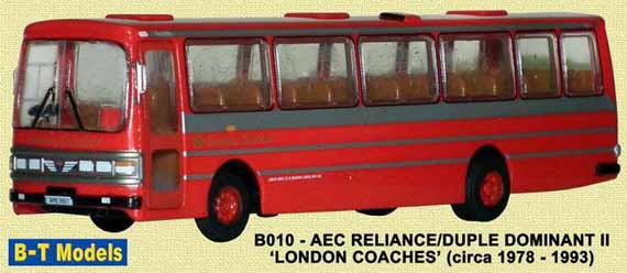 London Coaches AEC Reliance Duple Dominant